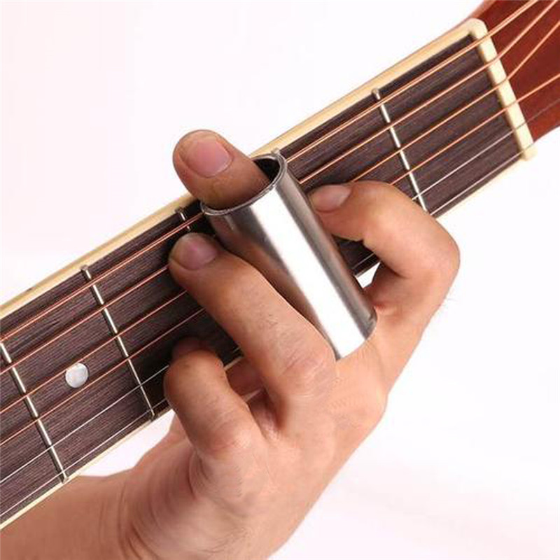Guitar Slide Tube - Srebrny slide na palec do gitary