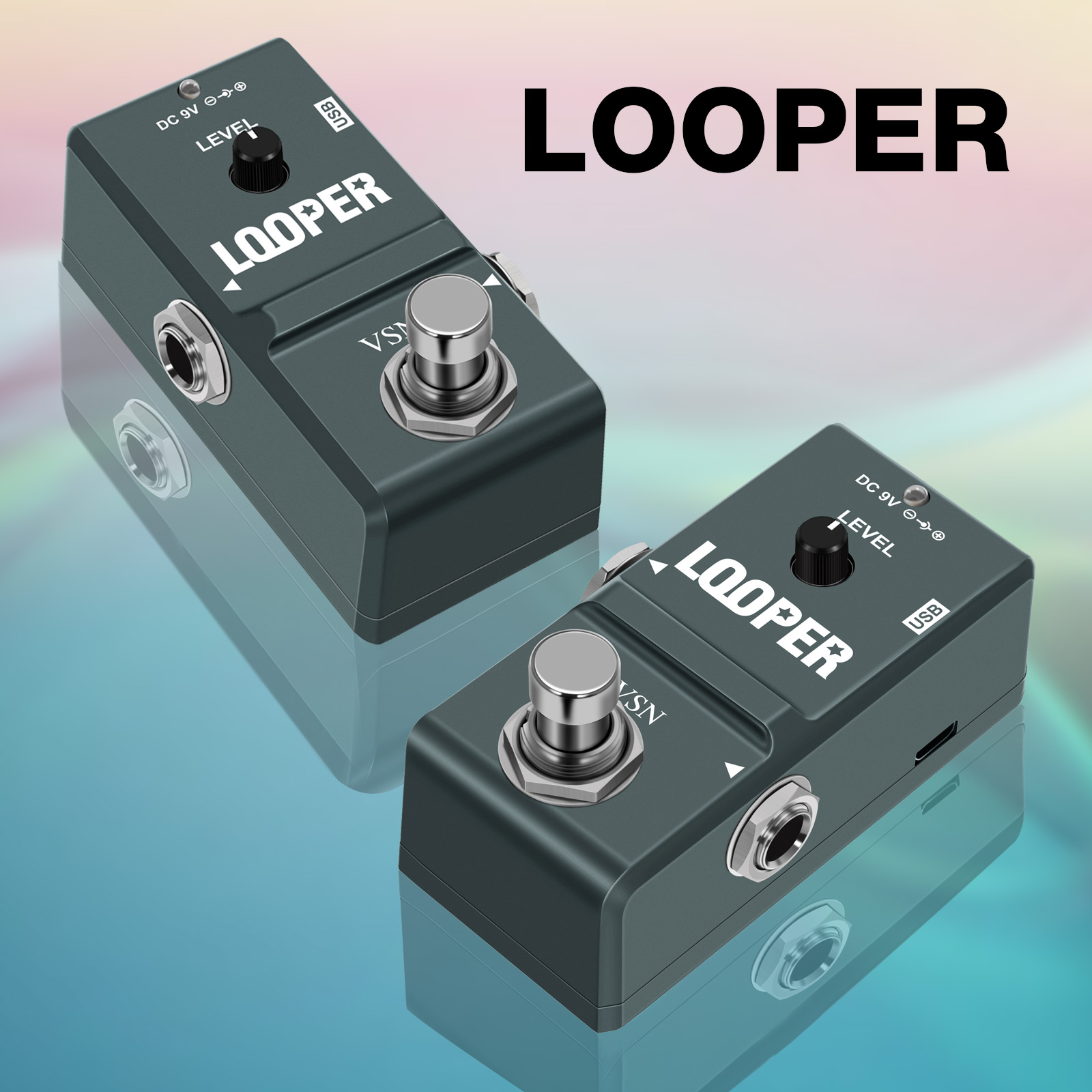 Looper Pedal Guitar - VSN Guitar Looper Pedal Cyfrowe pedały