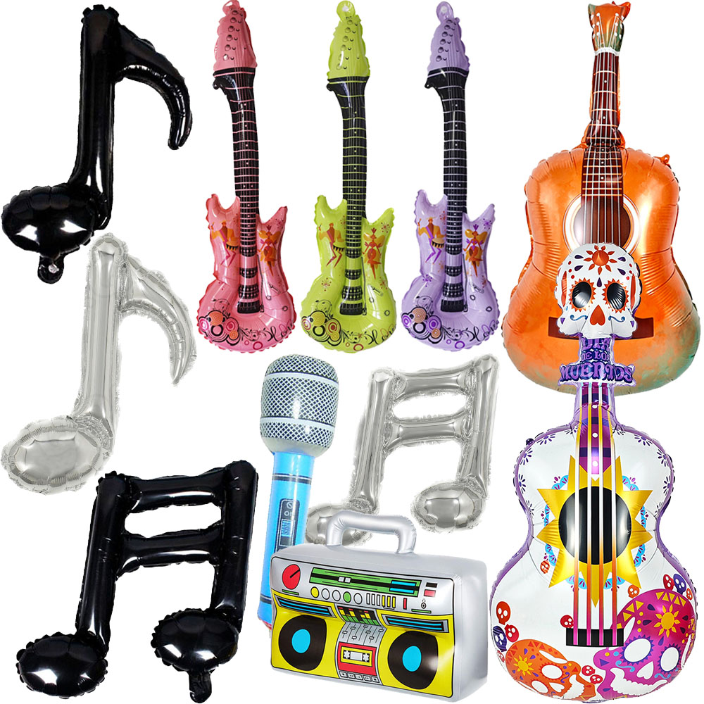 Audio Music Notes - Zestaw balonów na imprezę o tematyce