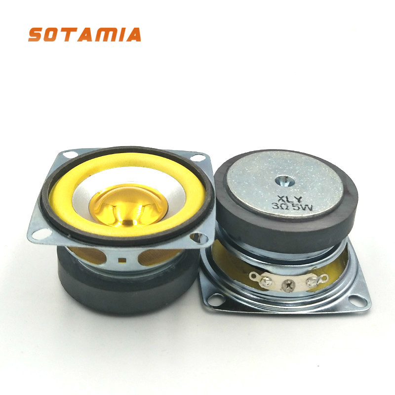 Audio Music System For Home - SOTAMIA 2 szt. 53MM Przenośne Głośniki