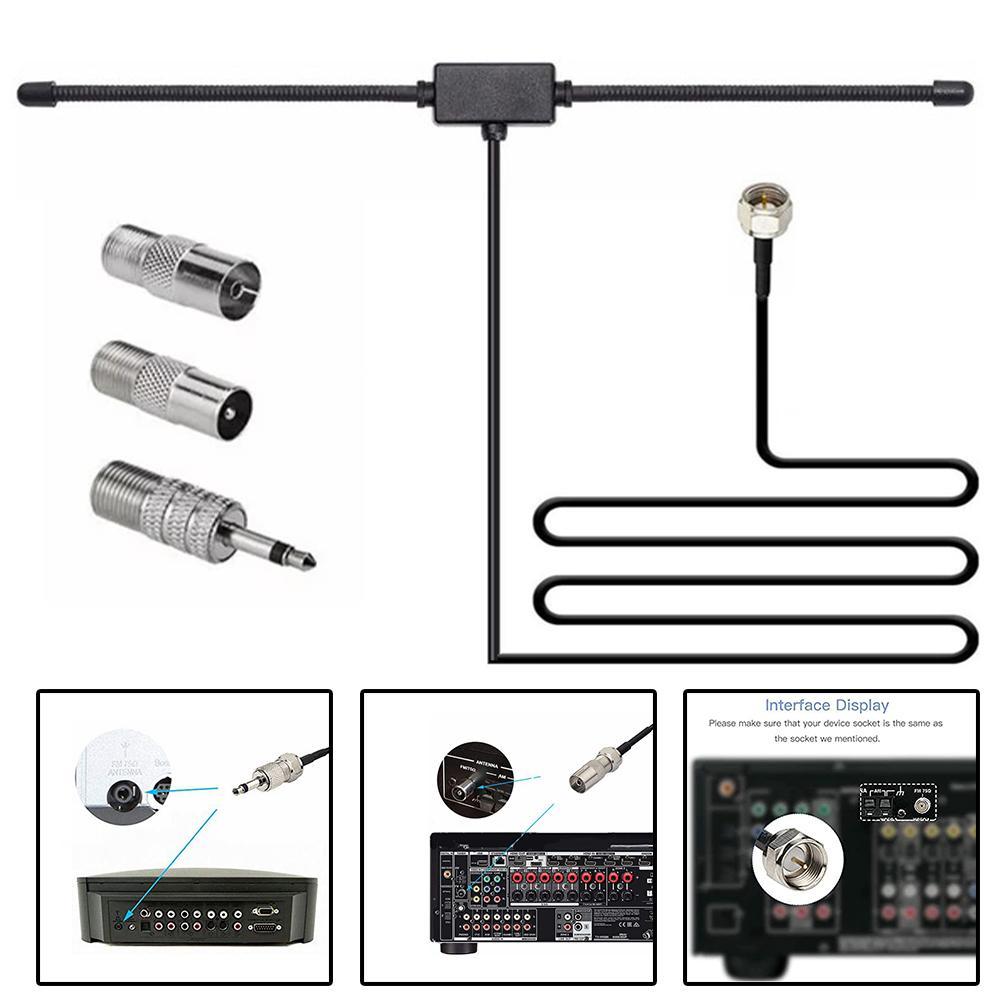 Audio Music System For Home - Antena radiowa FM antena dipolowa FM