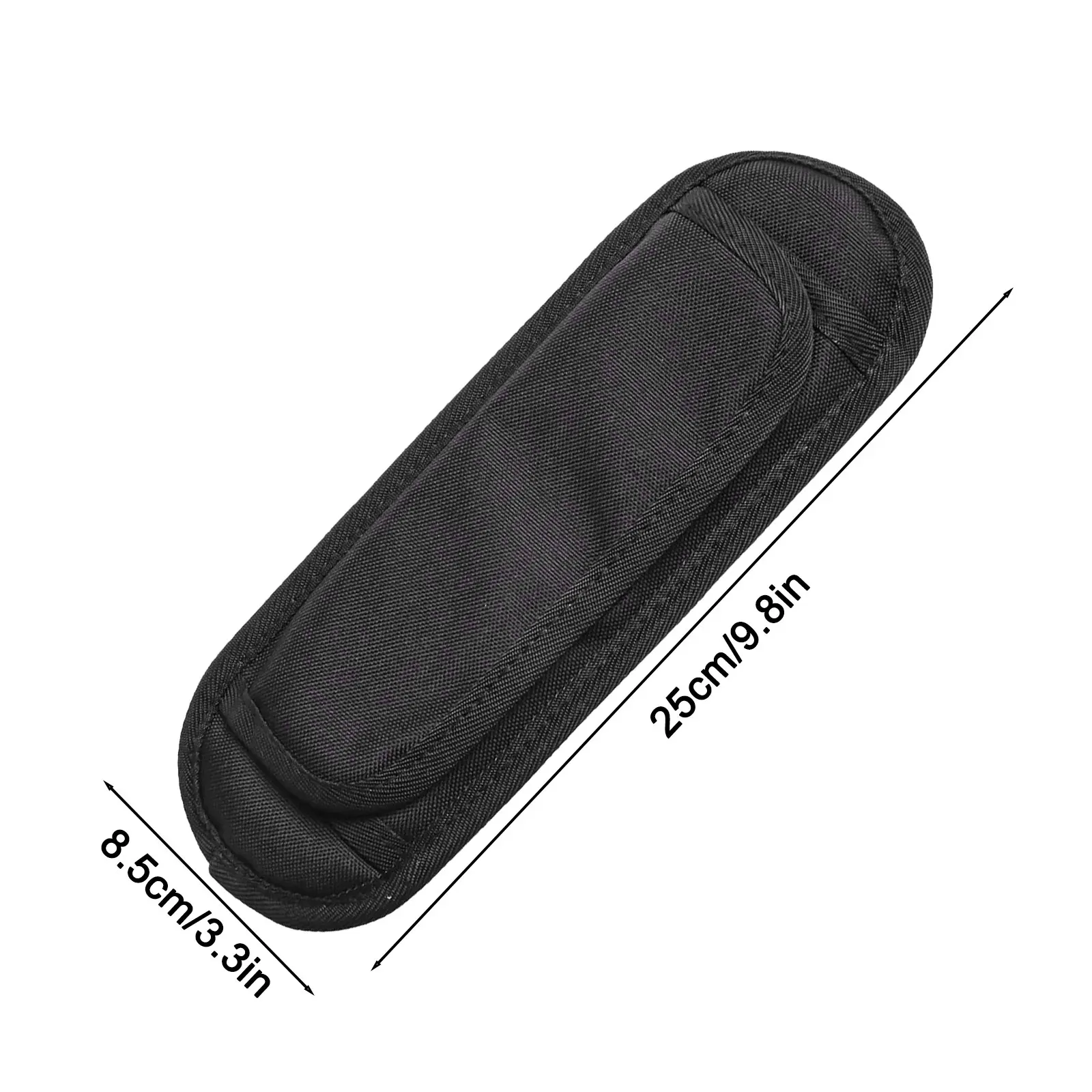 Guitar Strap Padded - Czarny Regulowany Pasek Gitarowy z Podkładką