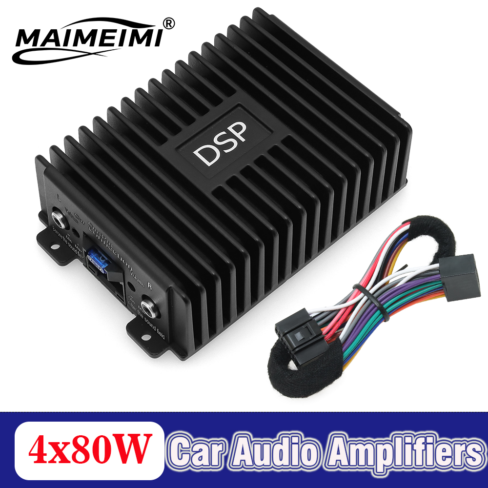 Audio Music Equalizer - Samochodowy DSP 4-kanałowy wzmacniacz radiowy Equalizer