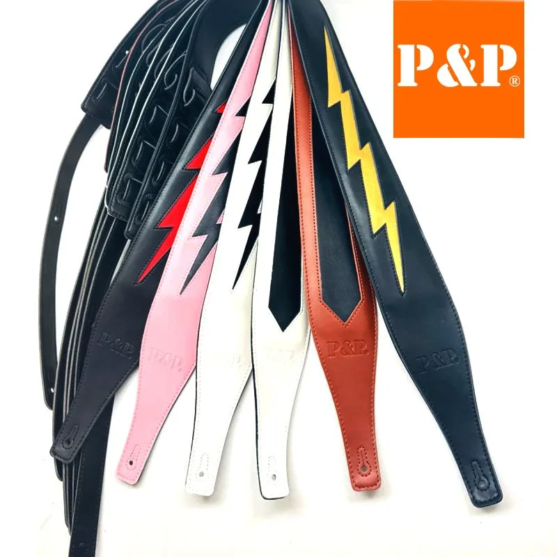 Guitar Strap Padded - Pasek do gitary PP, skórzana podkładka