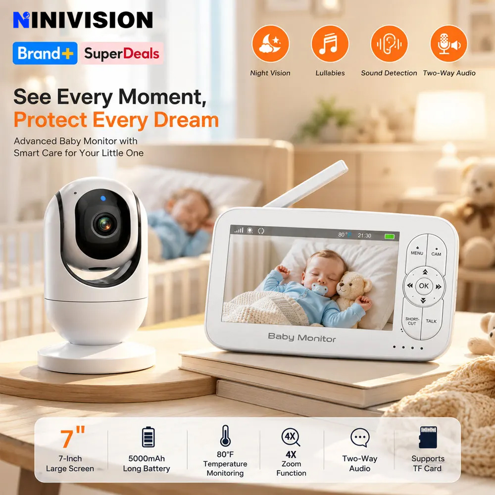 Zoom Audio Music - 7-calowy monitor dla dziecka 1080P z