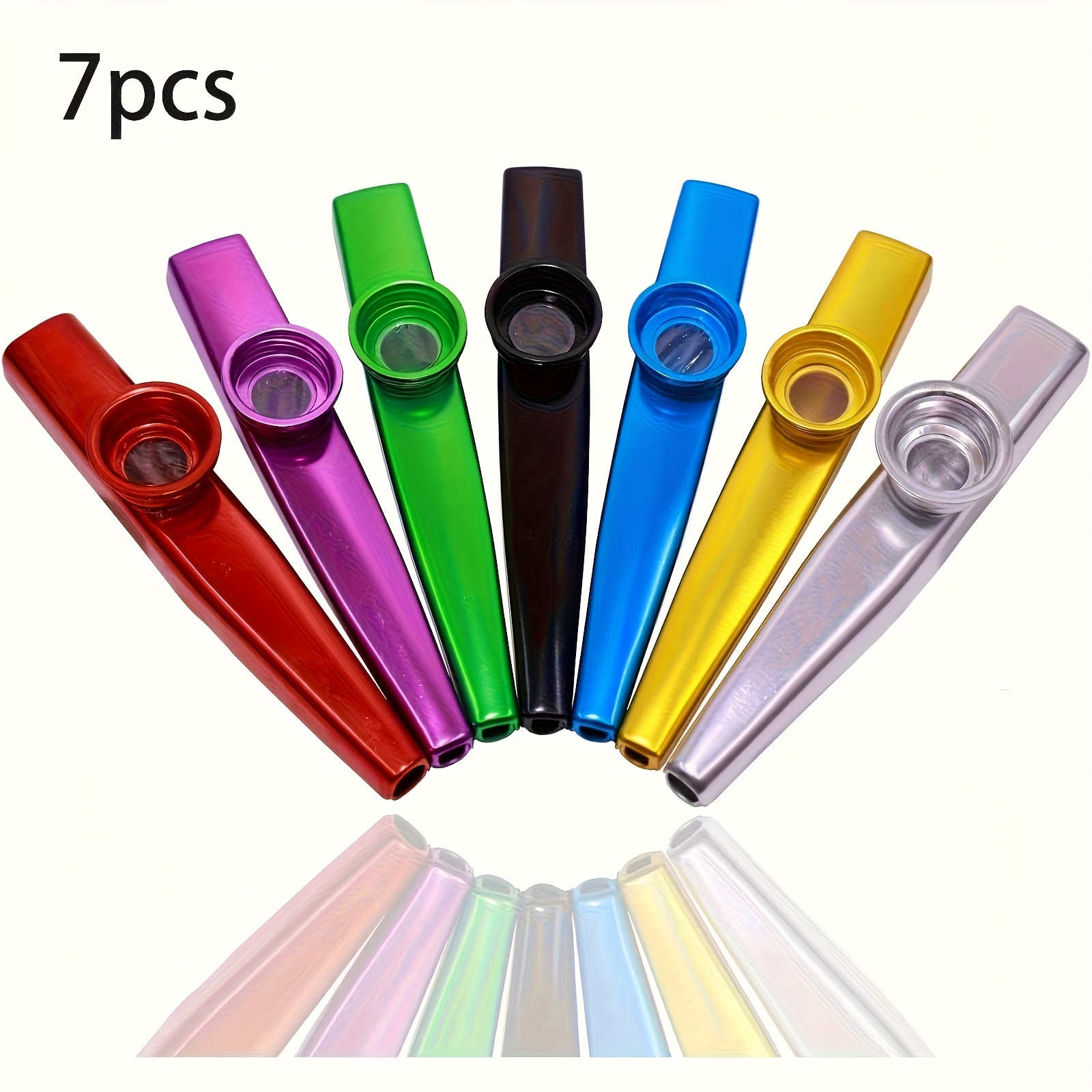 Ukulele Beginner Kit - 7 szt. Metalowe Kazoo Prosty Design