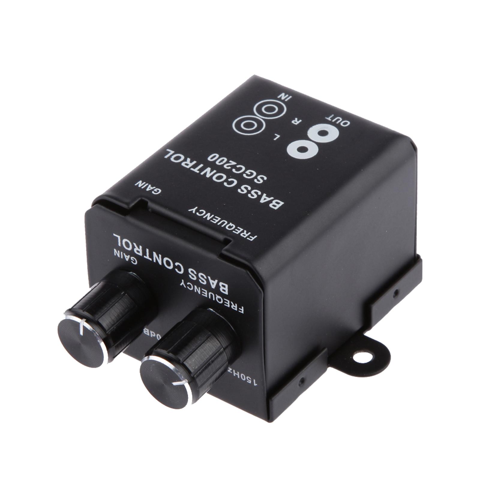 Audio Music Equalizer - Subwoofer basowy zdalny korektor częstotliwości pokrętło