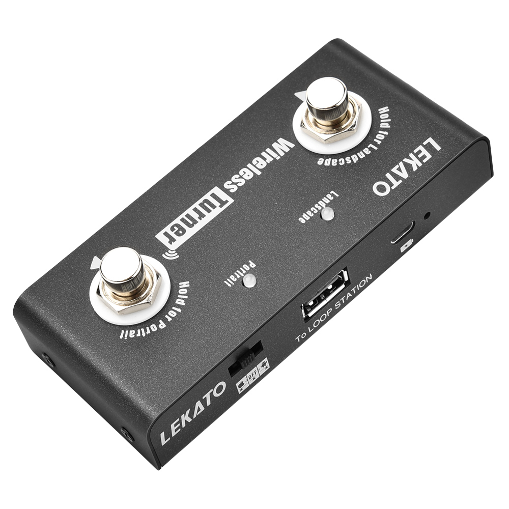 Looper Pedal Guitar - Lekato Bezprzewodowy zewnętrzny tuner stron Pedał