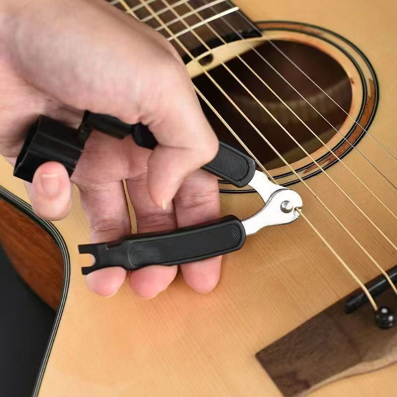 Guitar Slide Tube - Narzędzie 3-w-1 do gitary: obcinacz strun,