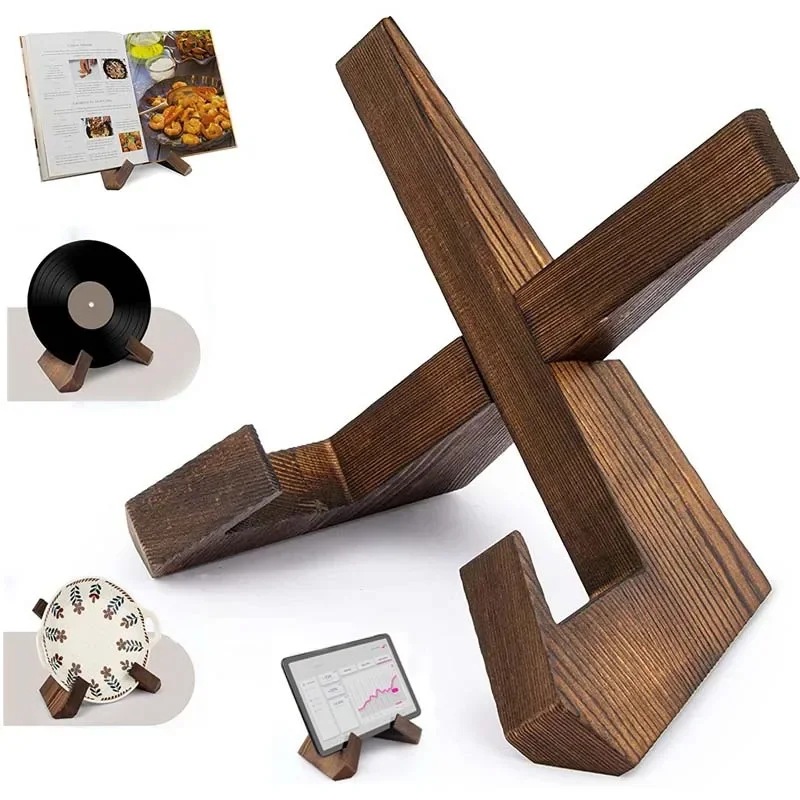 Music Stand Folding - Stojak na płyty winylowe w stylu
