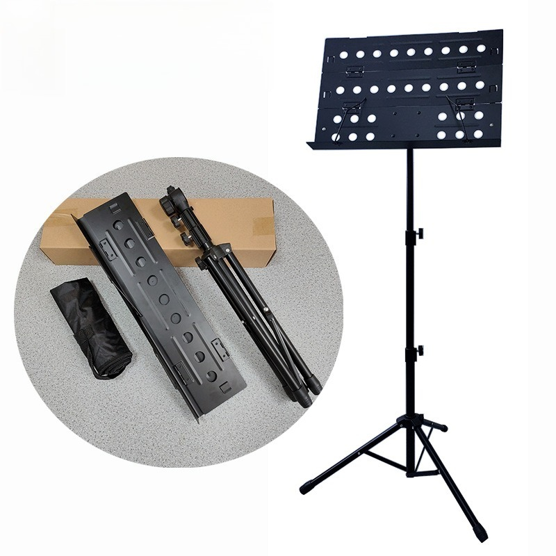 Music Stand Folding - Przenośny składany stojak na nuty, wytrzymały,