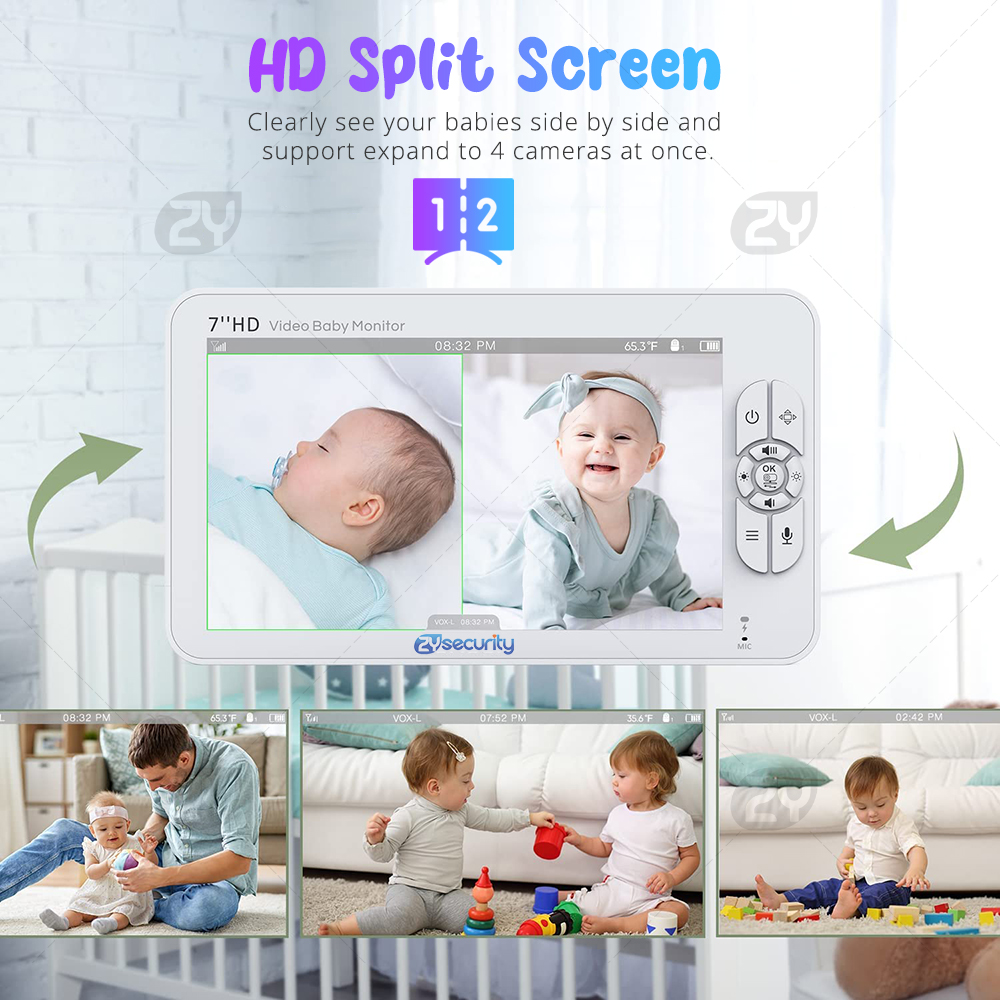 7,0-calowa niania wideo HD z d – Zoom Audio Music recenzja i cena