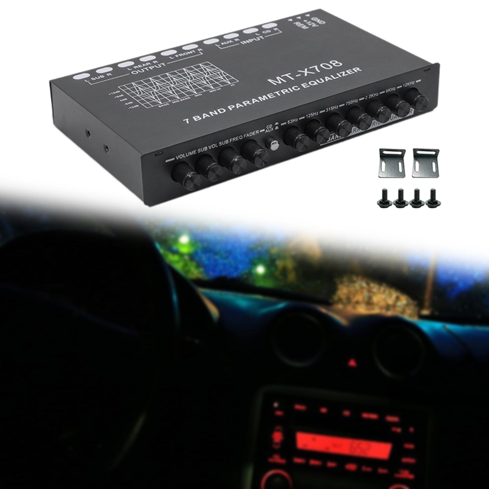 7-pasmowy korektor EQ DC 12V W – Audio Music Equalizer recenzja i cena