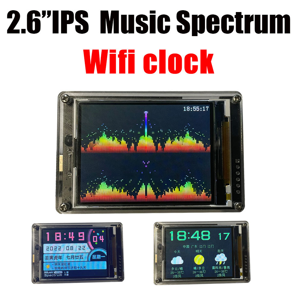 2.6-calowy IPS LCD Music Spect – Audio Music Equalizer recenzja i cena