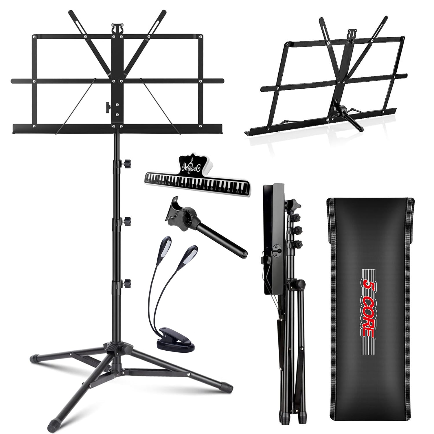 Stojak na nuty 5 Core, przenoś – Music Stand Folding recenzja i cena