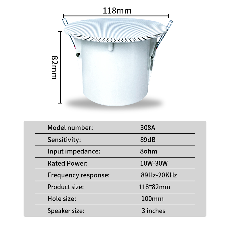 3-calowy 8-omowy System głośni – Audio Music System For Home recenzja i cena