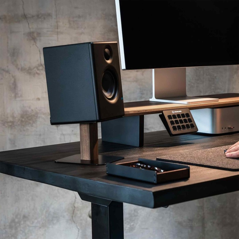 Stojak na głośniki z czarnego  – Music Stand Folding recenzja i cena