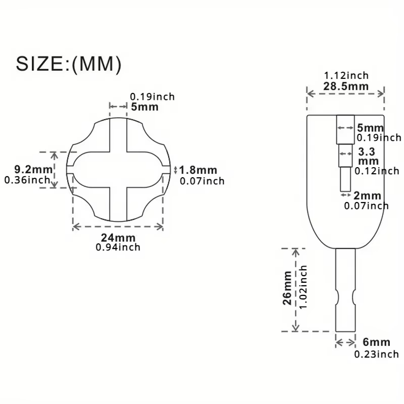 Miwayer 1/2 SZT. Elektryczna n – Guitar Slide Tube recenzja i cena