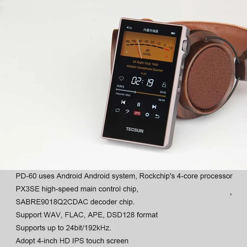 Tecsun PD-60 4-calowy ekran do – Audio Music Equalizer recenzja i cena