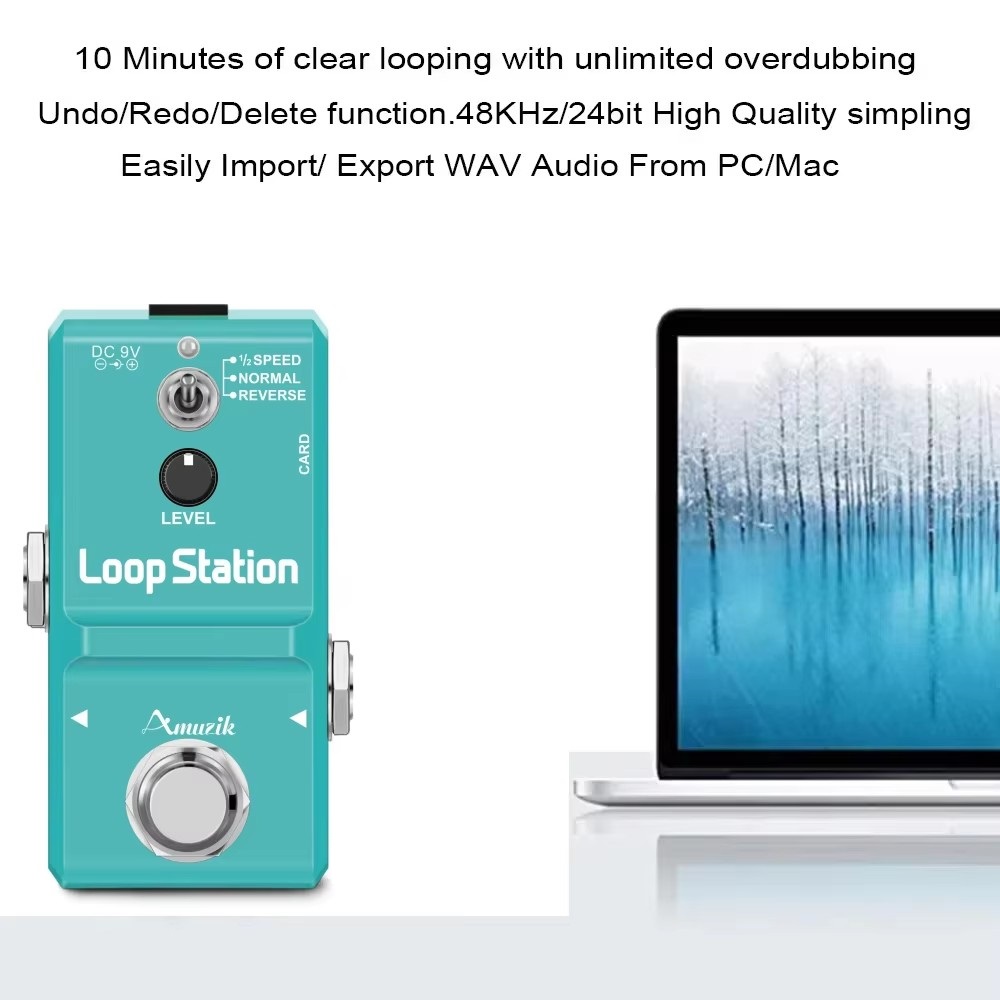 Amuzik Gitara Basowa Klawiatur – Looper Pedal Guitar recenzja i cena