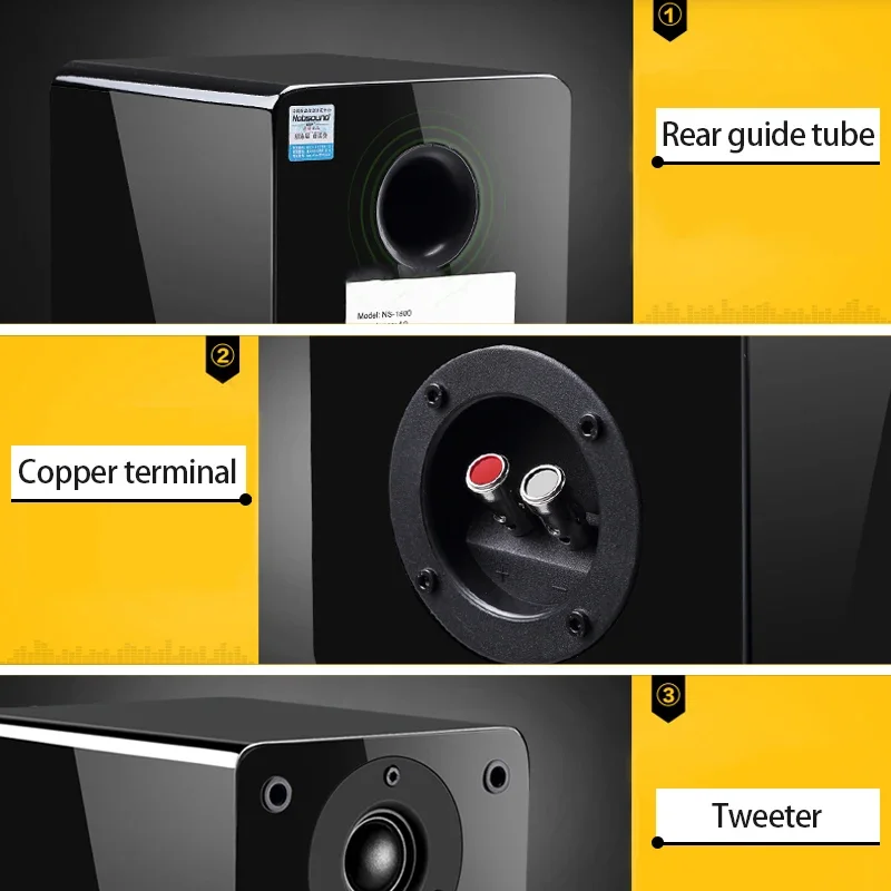 Głośniki półkowe 60W 4-calowe, – Audio Music System For Home recenzja i cena