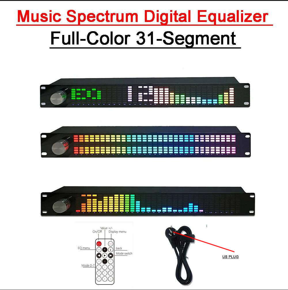 1.5U Spektrum muzyki Cyfrowy k – Audio Music Equalizer recenzja i cena