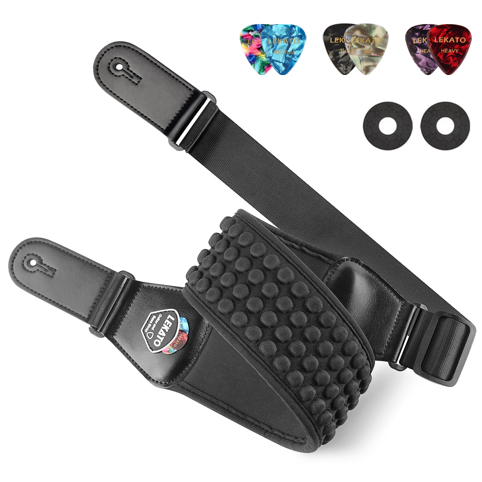 2,5-calowe antypoślizgowe rami – Guitar Strap Padded recenzja i cena