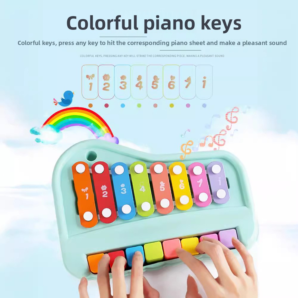 Ksylofon 8-tonowy z pianinem 2 – Audio Music Notes recenzja i cena