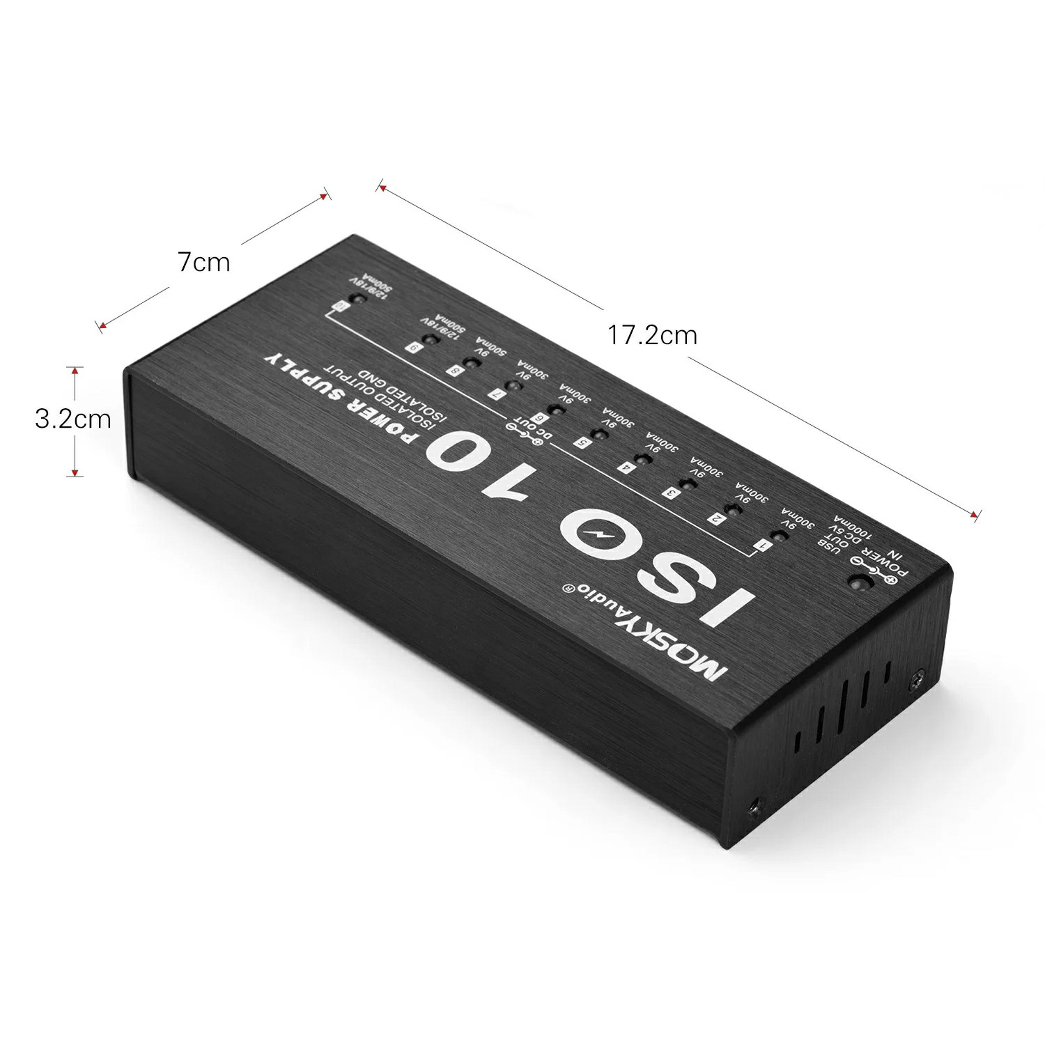MOSKY ISO-10 Zasilacz do pedał – Looper Pedal Guitar recenzja i cena