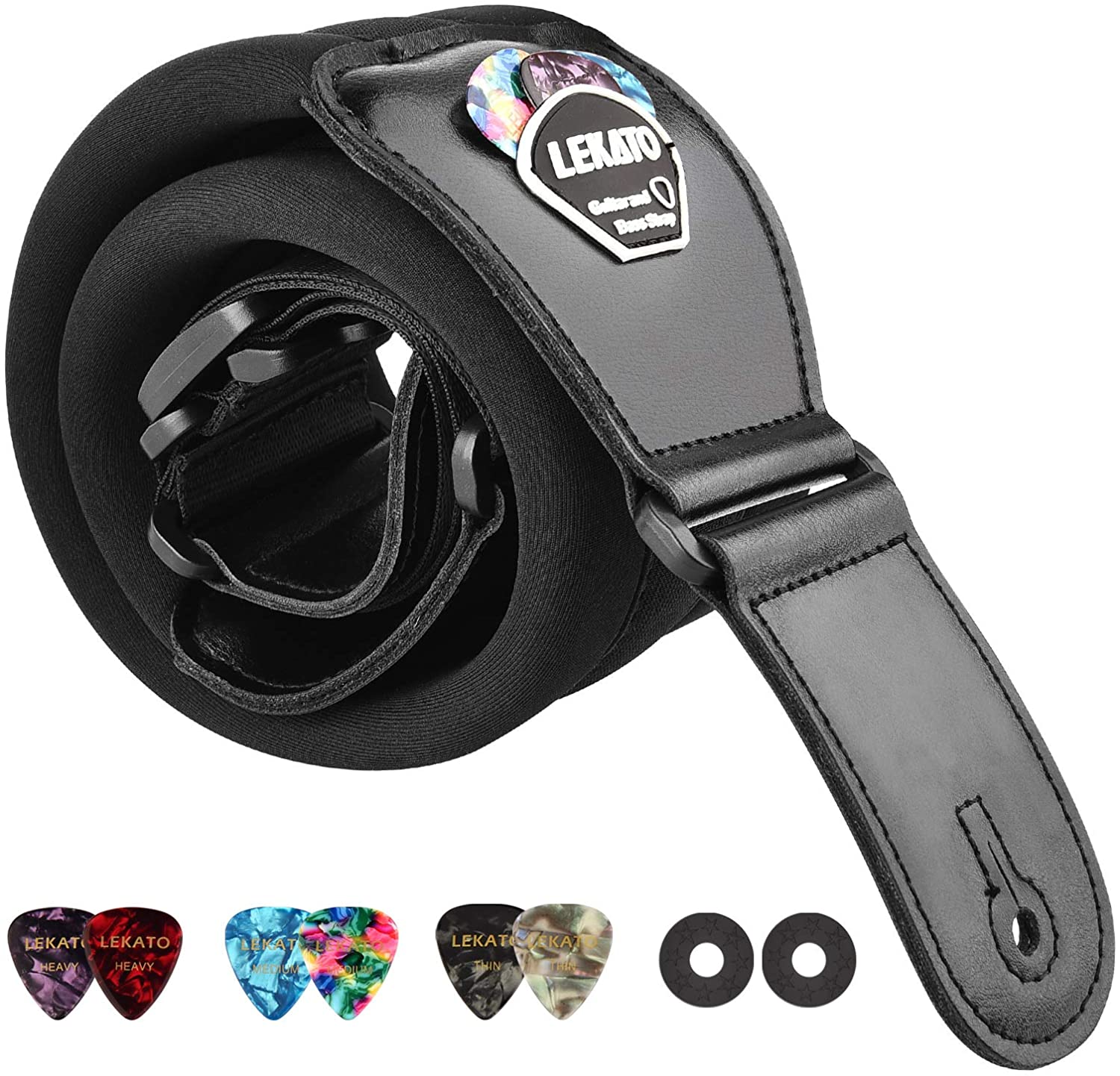 Pasek do gitary Lekato Pro ze  – Guitar Strap Padded recenzja i cena