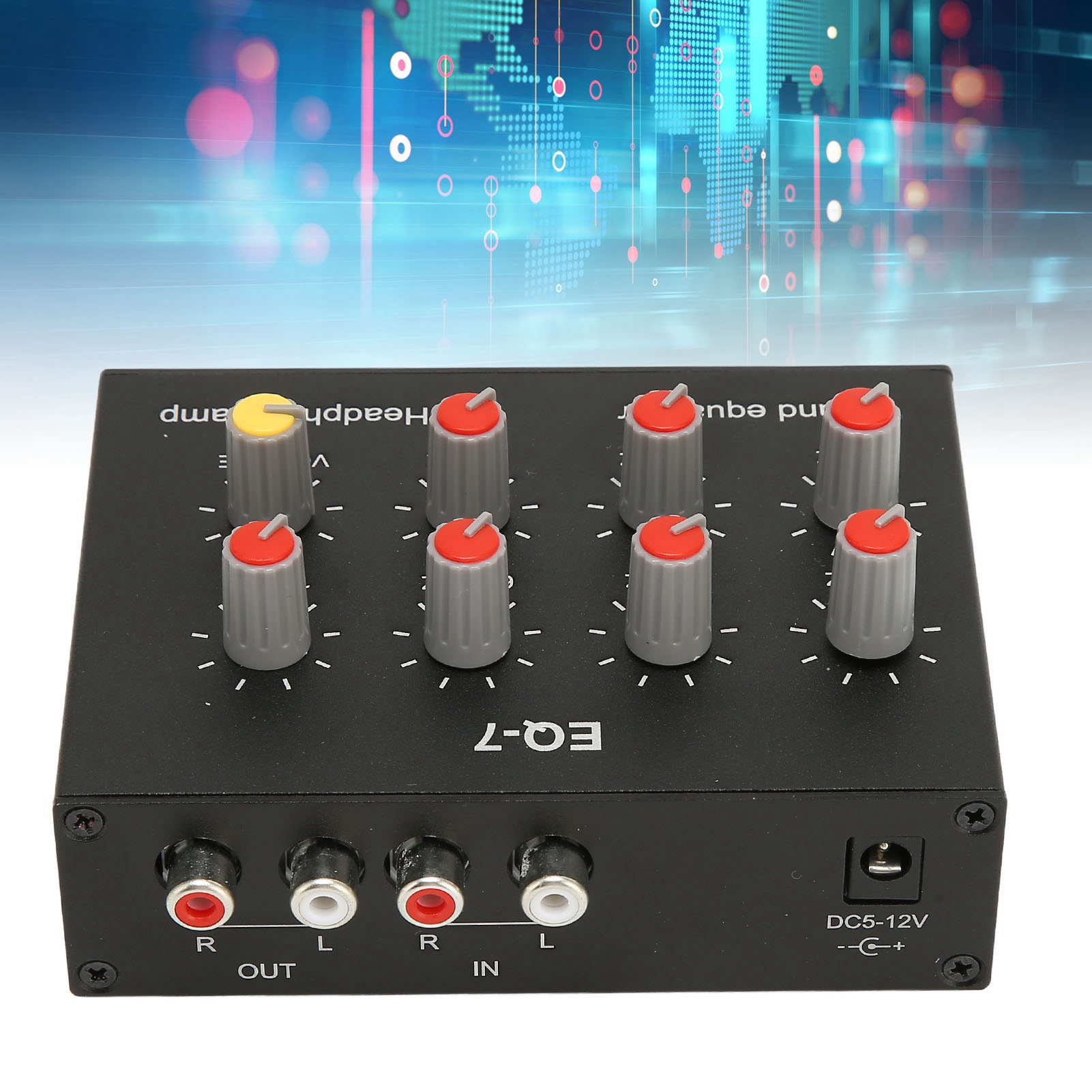7-pasmowy korektor dźwięku Wej – Audio Music Equalizer recenzja i cena