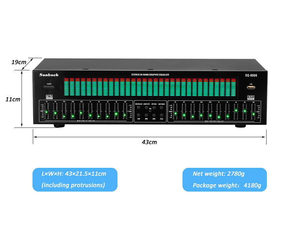 Nowy korektor EQ analiza widma – Audio Music Equalizer recenzja i cena