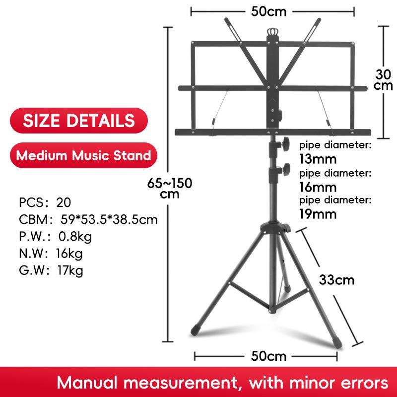 Nowy Stojak na Nuty 2 w 1, Skł – Music Stand Folding recenzja i cena