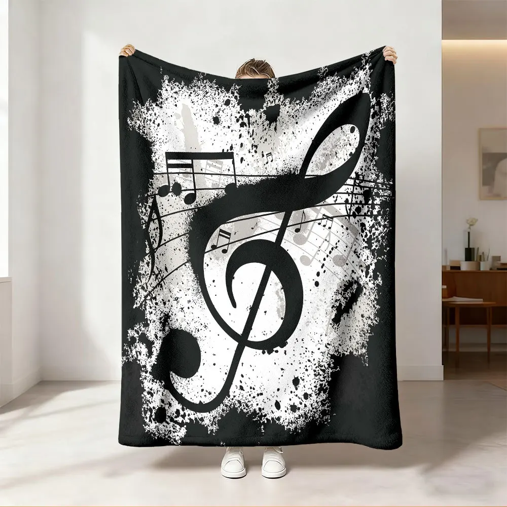 Koc z wesołym neonowym tęczowy – Audio Music Notes recenzja i cena