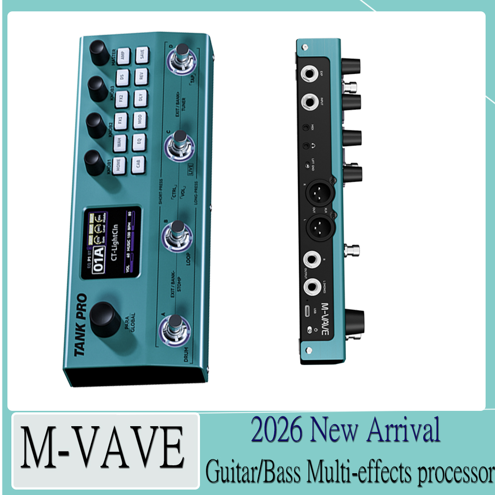 M-VAVE TANK PRO Gitarowy/Basow – Looper Pedal Guitar recenzja i cena