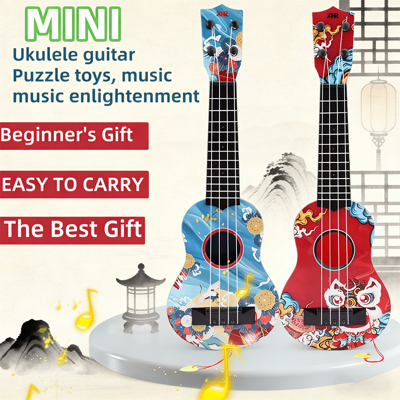 17,5-calowe mini ukulele, chiń – Ukulele Beginner Kit recenzja i cena