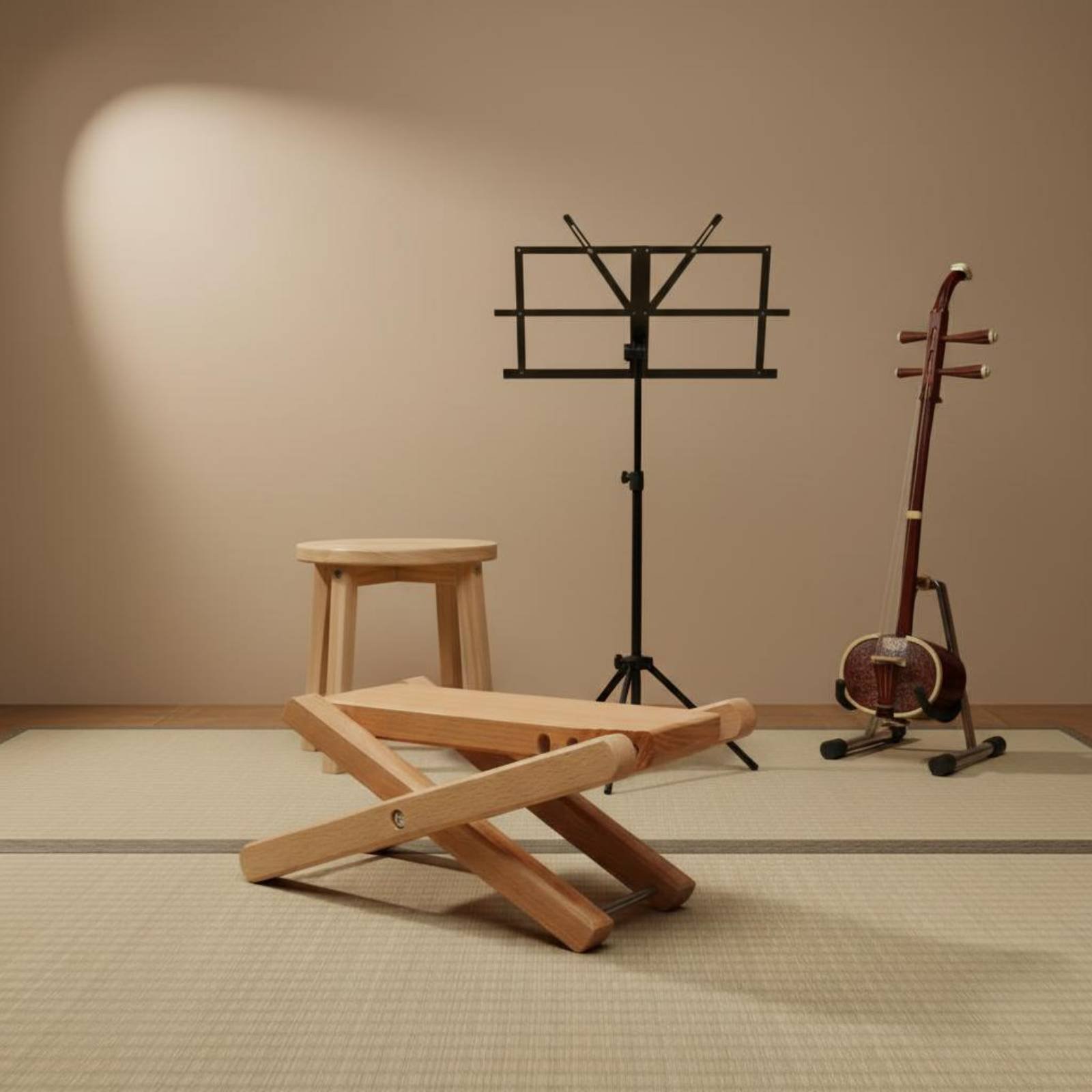 Regulowany podnóżek do gitary, – Music Stand Folding recenzja i cena