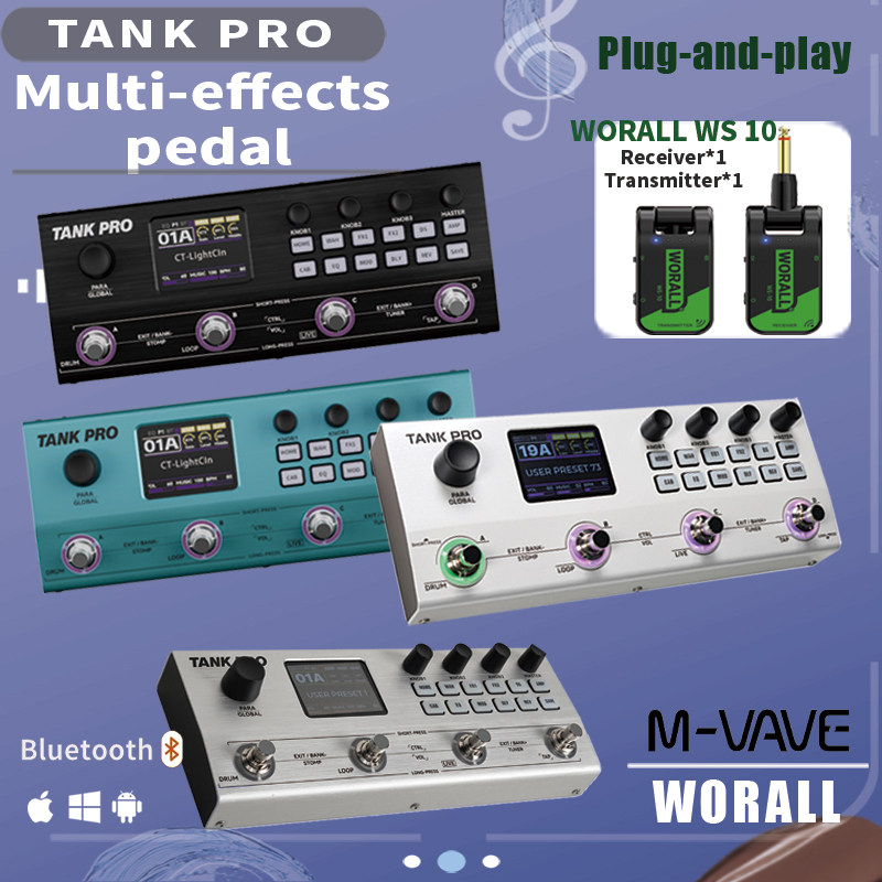 M VAVE TANK G/B TANK PRO Proce – Looper Pedal Guitar recenzja i cena
